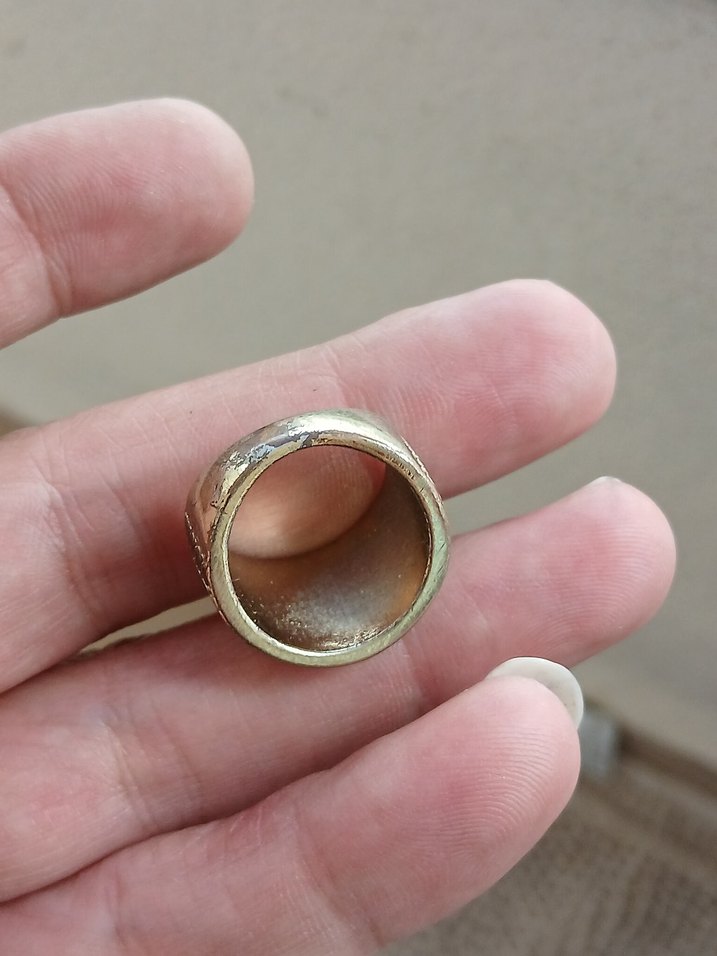 Renkli Bohem Vintage Erkek Yüzük - Görsel 3