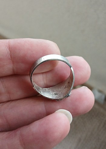 Gri Vintage Erkek Yüzük - Görsel 2