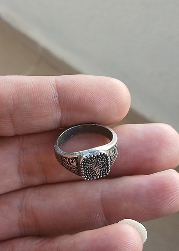 Bohem Tarz Gri Erkek Yüzük - Görsel 4