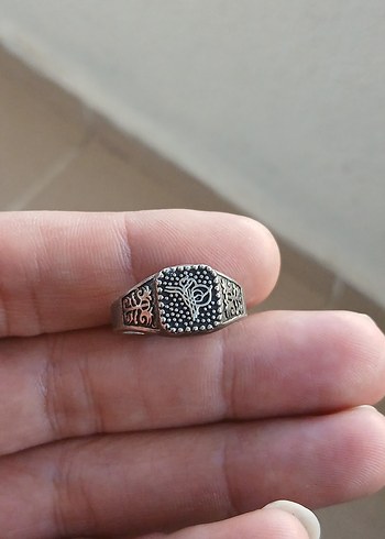 Bohem Tarz Gri Erkek Yüzük - Görsel 5