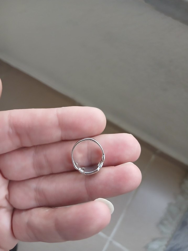 Gri Minimalist Gotik Erkek Yüzük - Görsel 3