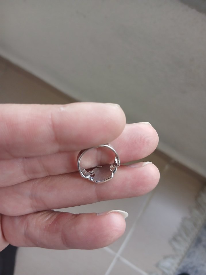 Gri Minimalist Gotik Erkek Yüzük - Görsel 4