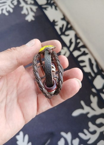 Sarı Gülümseyen Yüz Erkek Bileklik - Görsel 5