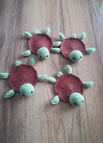 Diğer Amigurumi kupa altlığı