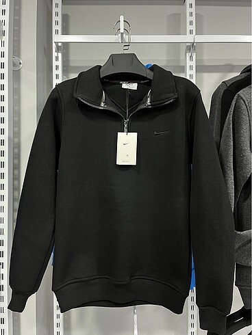Nike Yarım Fermuar Şardonlu Sweatshirt
