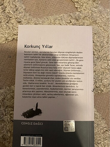 cengiz dağcı korkunç yıllar