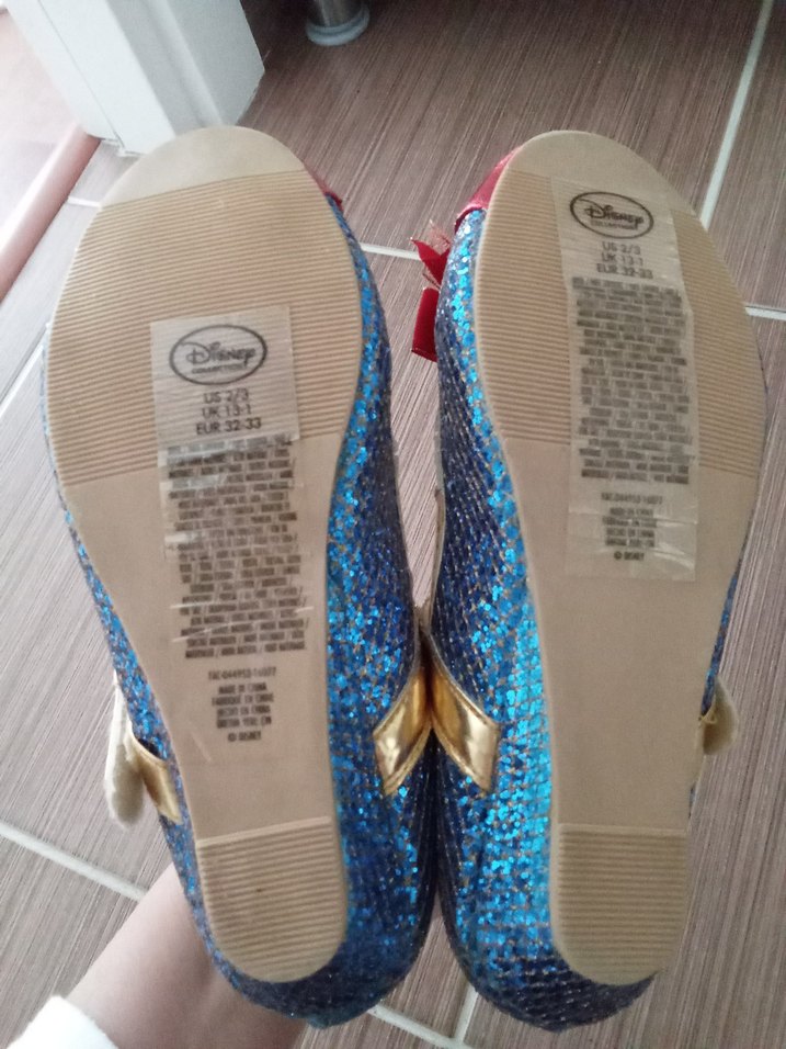 Kız Çocuk Çok Renkli Fiyonk Detaylı Babet - Görsel 3