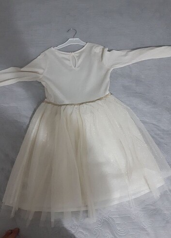 8 Yaş Beden beyaz Renk Tütü elbise