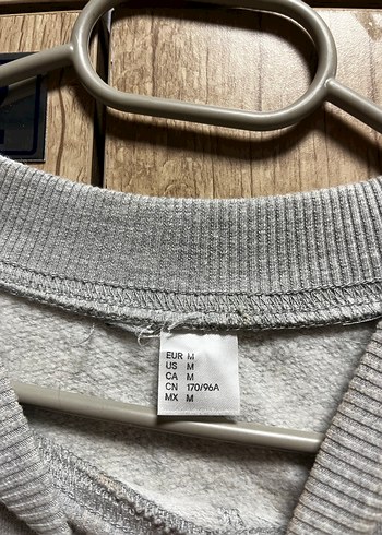 Gri Uzun Kollu Basic Sweatshirt - Görsel 3