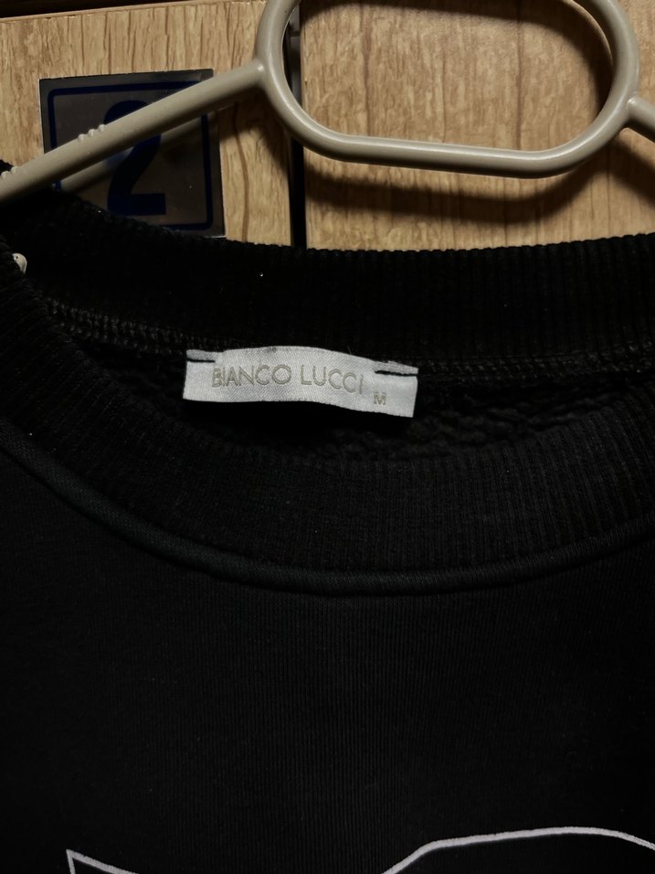 Siyah Baskılı Kadın Sweatshirt - Görsel 4