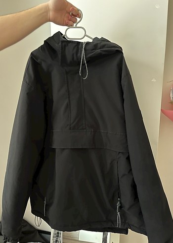 Siyah kanguru mont - Görsel 2