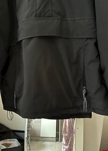 Siyah kanguru mont - Görsel 3