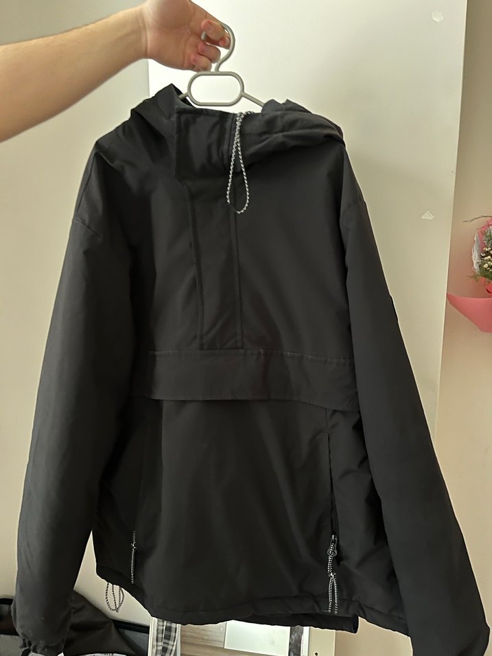 Siyah kanguru mont - Görsel 2