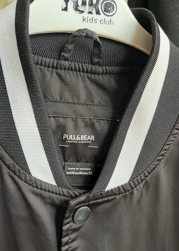 Siyah Brooklyn Baskılı Düğmeli Ceket unisex - Görsel 3