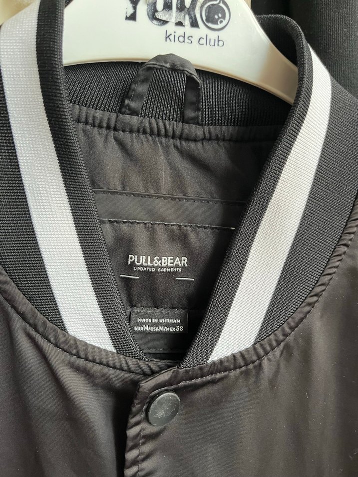 Siyah Brooklyn Baskılı Düğmeli Ceket unisex - Görsel 3