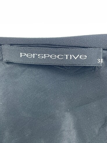 38 Beden siyah Renk Perspective Kısa Elbise %70 İndirimli.