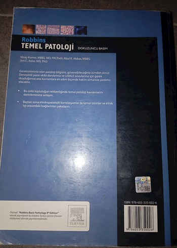 Robbins Temel Patoloji - Dokuzuncu Basım - Görsel 2