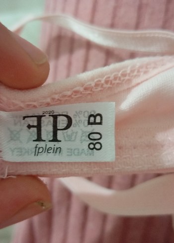 Pembe Balenli Dolgulu 80B Kadın Sütyen - Görsel 2