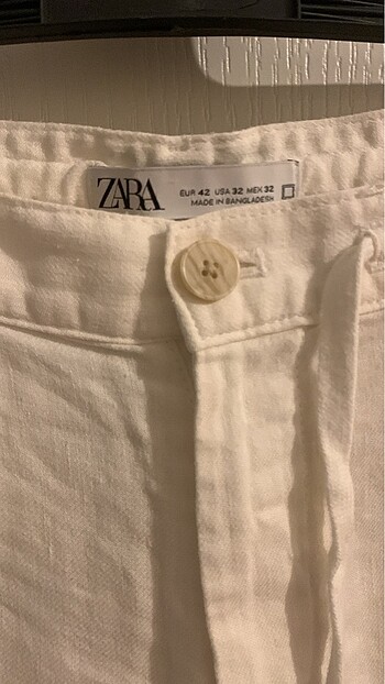 Zara Zara Keten Erkekn Pantolonu