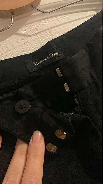 40 Beden siyah Renk Massimo Dutti Pantolon