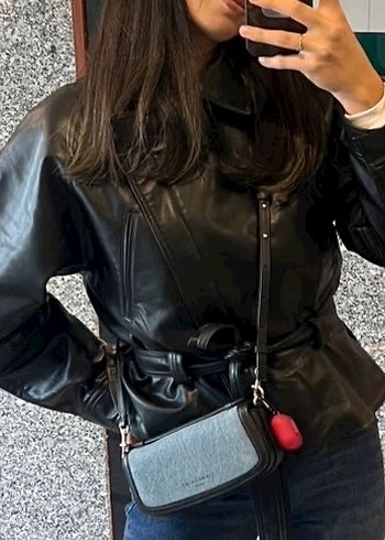 Liebeskind orijinal denim çanta - Görsel 7