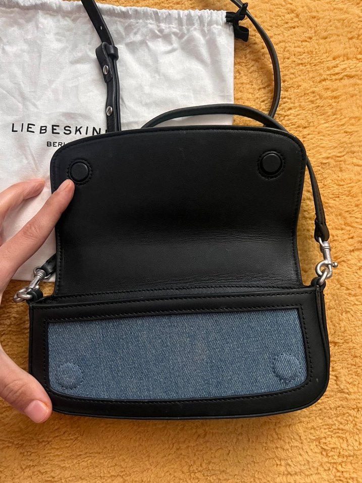 Liebeskind orijinal denim çanta - Görsel 4