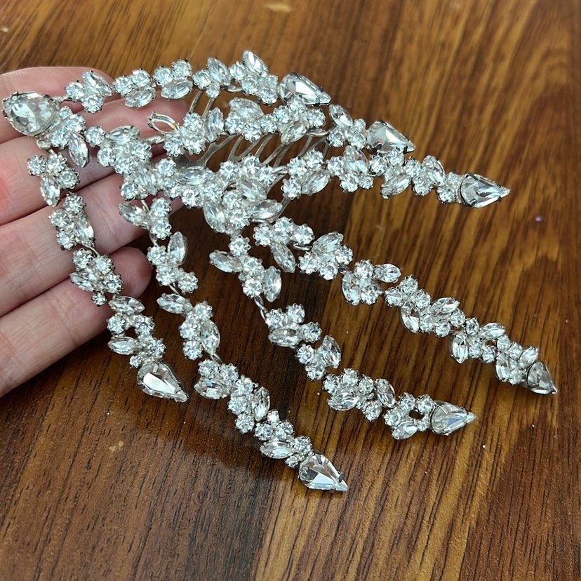 Bej Parlak Payetli Kadın Saç Aksesuarı - Görsel 3