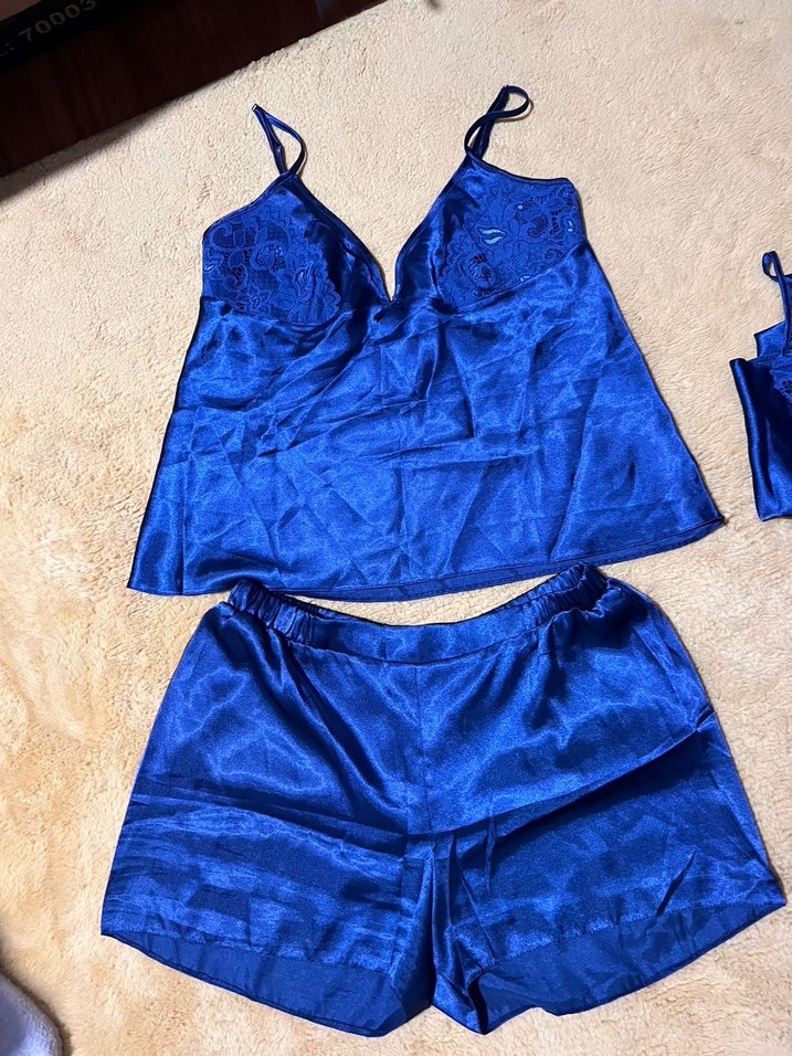 Pierre Cardin gecelik set ipek saten - Görsel 4