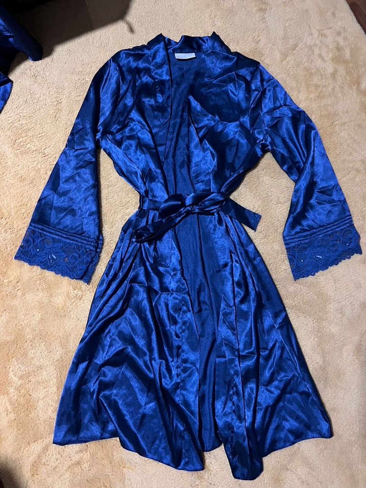 Pierre Cardin gecelik set ipek saten - Görsel 2