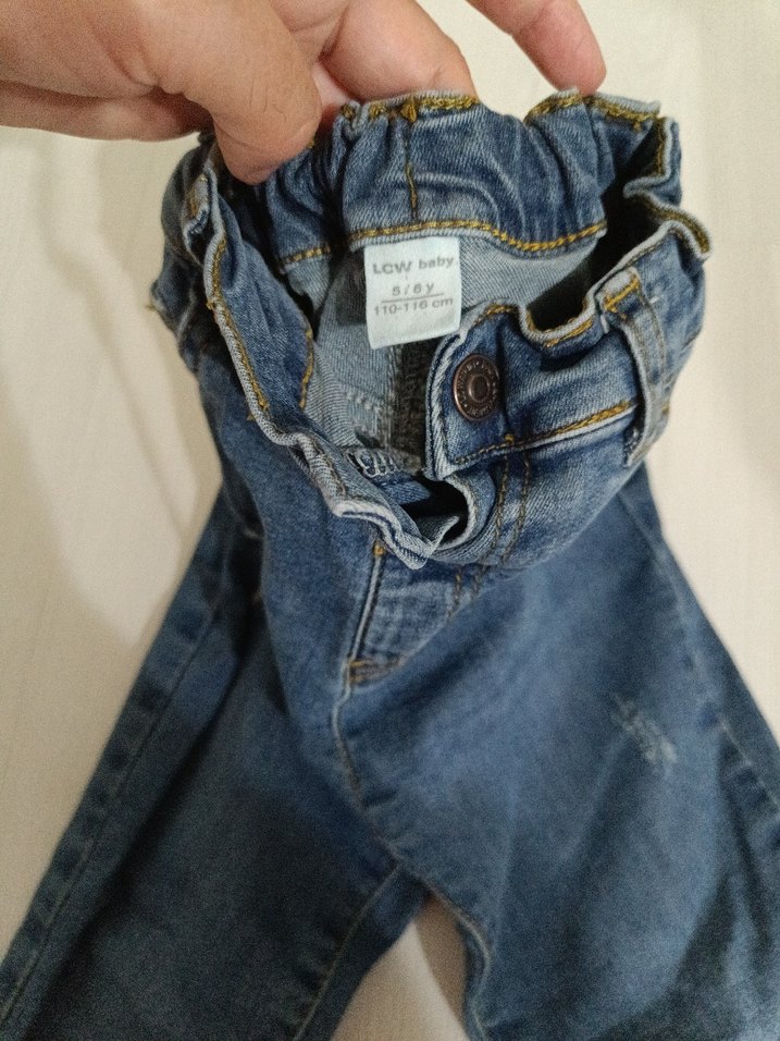 Erkek Çocuk Mavi Denim Pantolon - Görsel 4