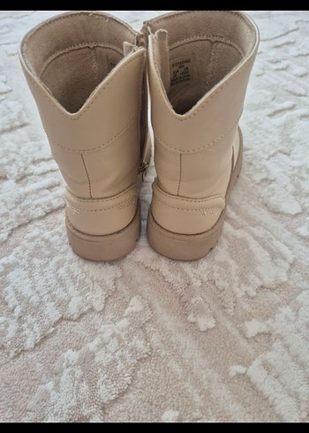 Bej Deri Kız Botu - Görsel 3