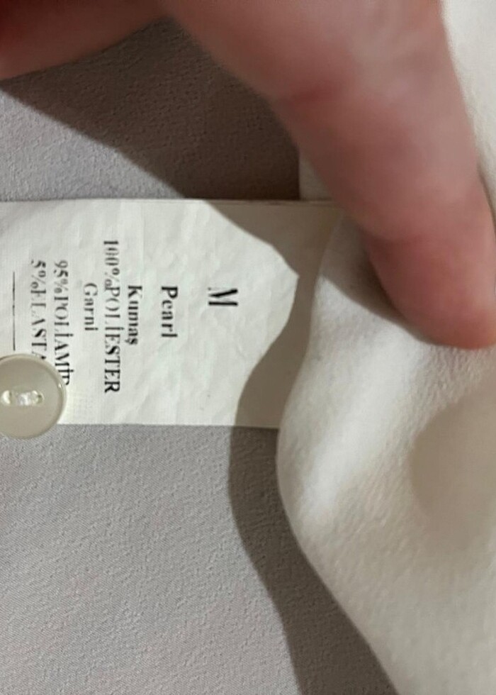 Krem bluz - Görsel 3