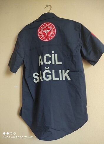 Acil sağlık 112 ambulans gömlek