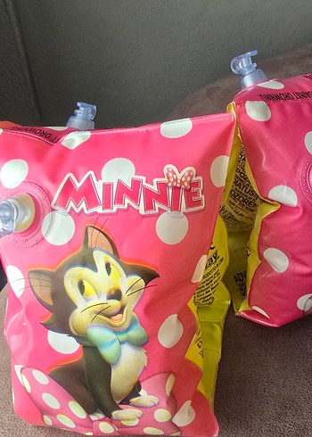 Renkli Minnie Baskılı Deniz icin kolluk çocuk - Görsel 5