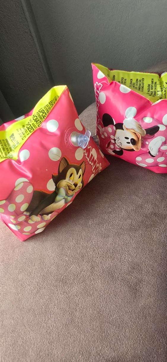 Renkli Minnie Baskılı Deniz icin kolluk çocuk - Görsel 2