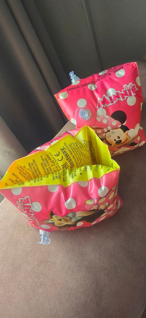 Renkli Minnie Baskılı Deniz icin kolluk çocuk - Görsel 3