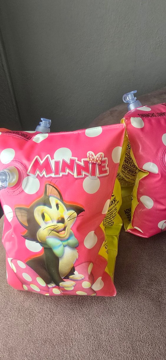 Renkli Minnie Baskılı Deniz icin kolluk çocuk - Görsel 5