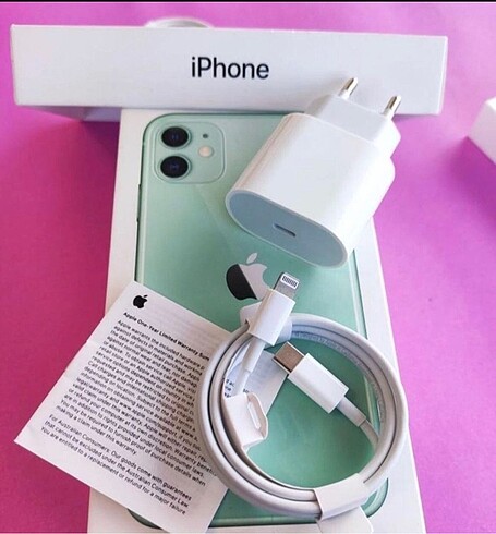Orjinal iphone şarj aleti 20watt hızlı