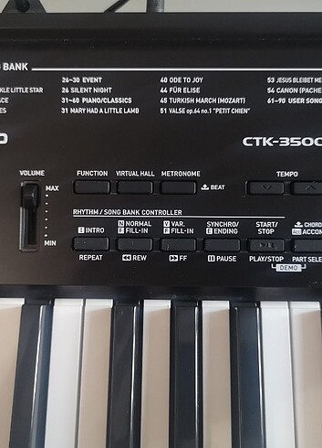 CASIO CTK 3500 ORG 