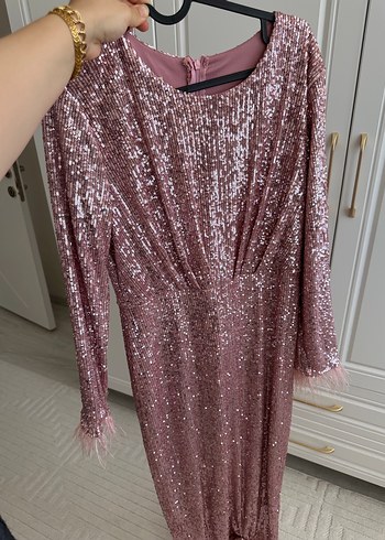 Bayan tesettür Abiye Elbise - Görsel 3