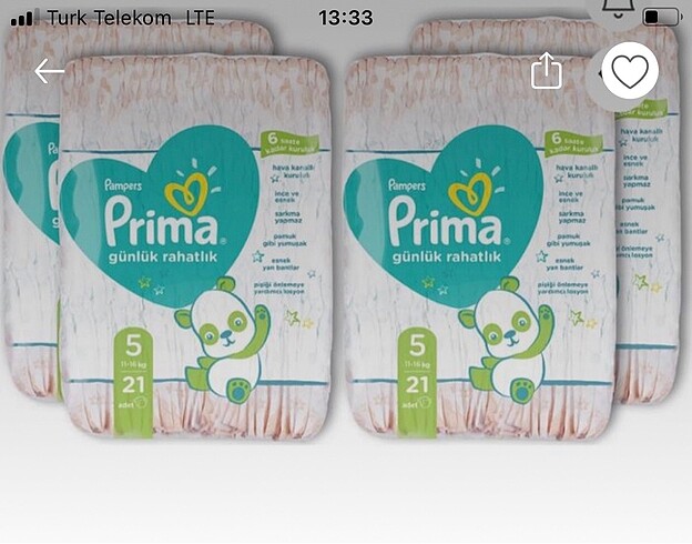 Prima Günlük rahatlık