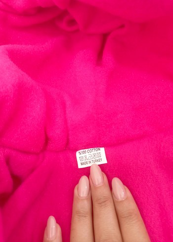 Kız Çocuk Pembe Kapüşonlu Nakışlı Mont - Görsel 5