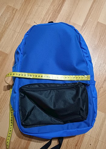 Kadın Mavi Fermuarlı Sırt Çantası - Görsel 2