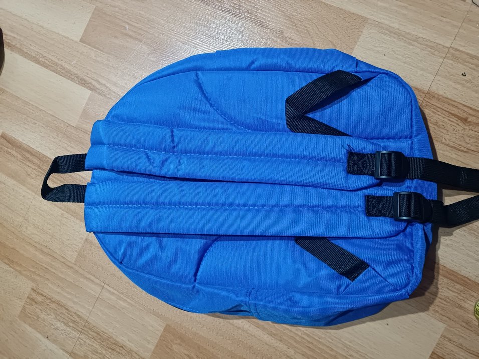 Kadın Mavi Fermuarlı Sırt Çantası - Görsel 3