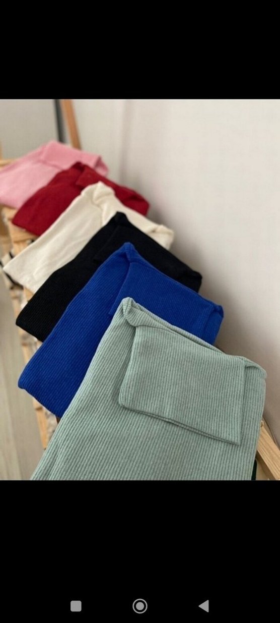 Mavi Balıkçı Yaka Kadın Kazak - Görsel 2