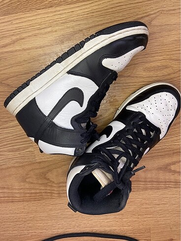 38 Beden siyah Renk Orijinal Dunk High Panda
