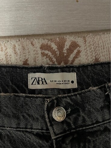 38 Beden siyah Renk Yüksel bel bol paça jeans