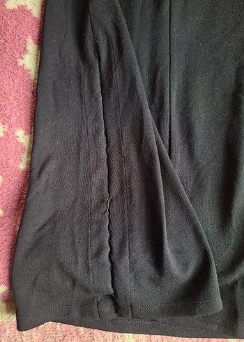 Siyah Uzun Kadın Elbise - Görsel 5