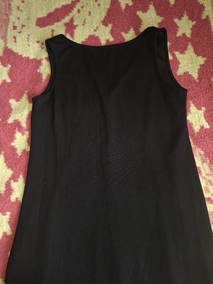 Siyah Uzun Kadın Elbise - Görsel 4