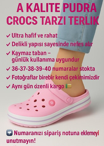 Pudra Pembesi Kaymaz Terlik